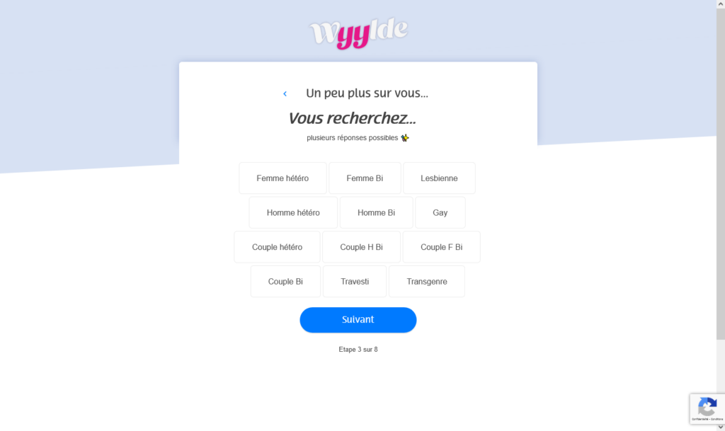 Wyylde 3 Registration: Search