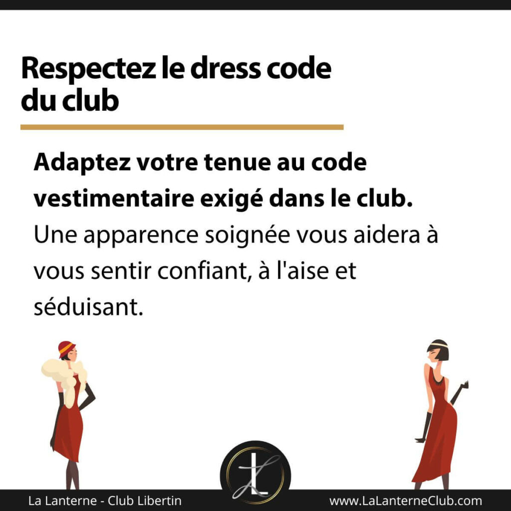 woman swingers club dress code
