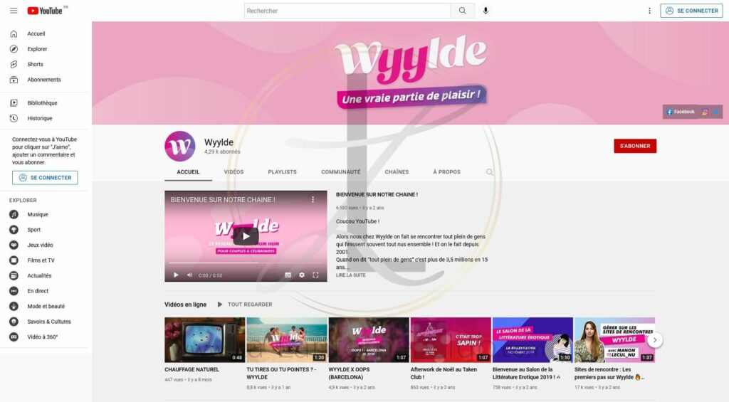 youtube of wyylde-