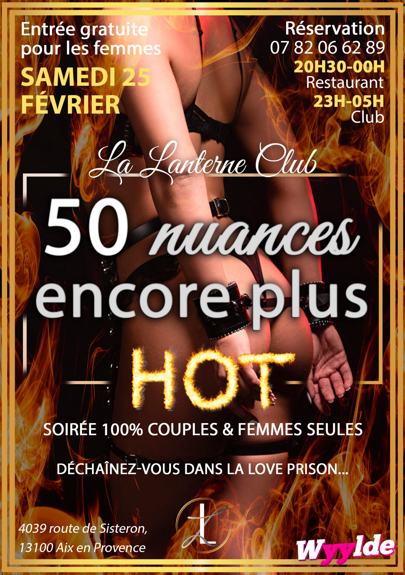 50 shades of hot, couples and single women party