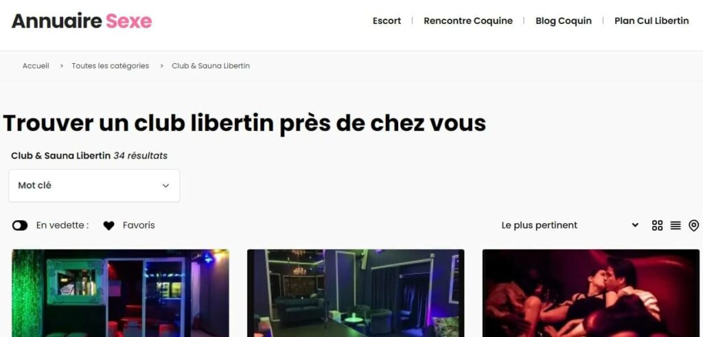Screen annuaire sexe info