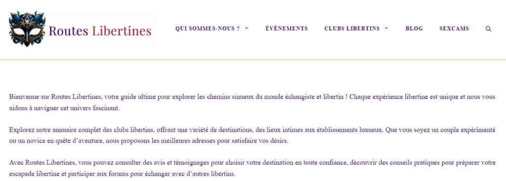 screen annuaire routes libertines