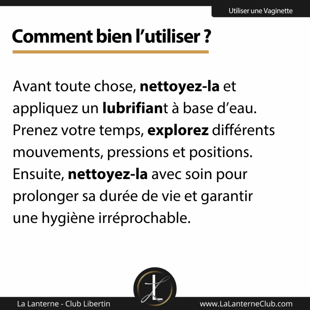 utilisation vaginette etapes conseils