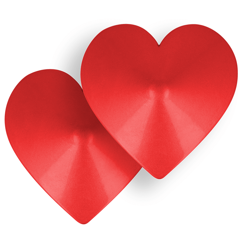 couvre teton ohmama fetish rouge coeur