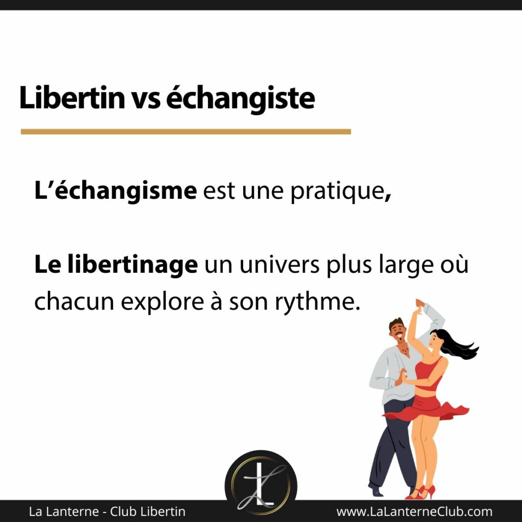 difference libertin echangiste