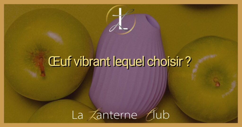 oeuf vibrant lequel choisir